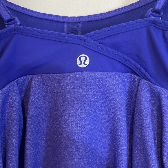 Lululemon - Graceful Flow convertible Tank top in Pigment Blue size 8 - Picture 5 of 9